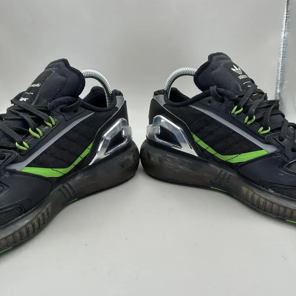 Adidas ZX 5K Boost Kawasaki Ninja Shoes Mens Size 6 Black Green GW3359